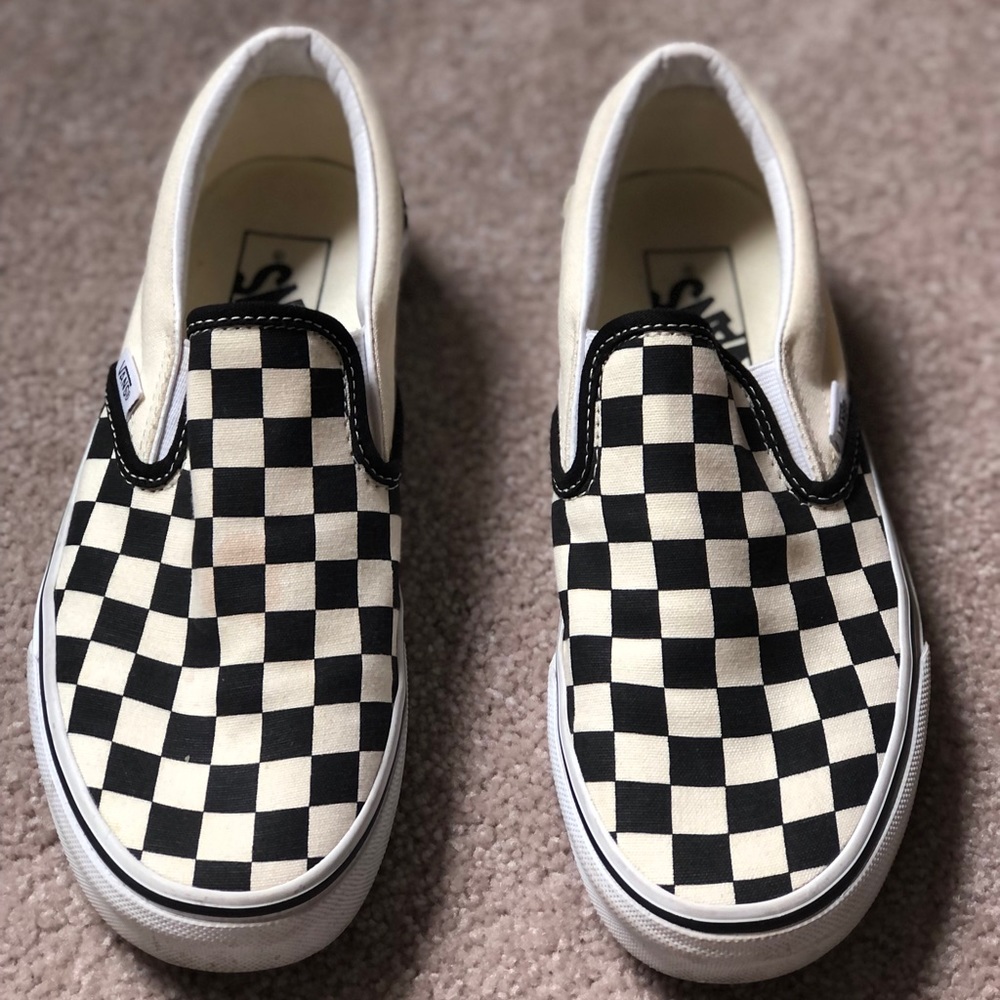 Checkered vans